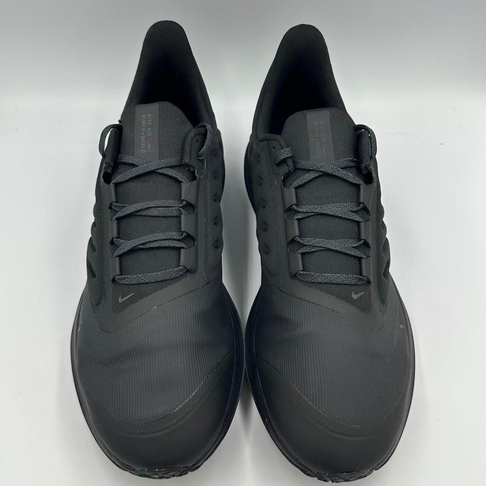 Nike‎ Air Winflo Shield Men 13 Triple Black Weatherized Running Shoes DM1106-007 - Picture 8 of 15